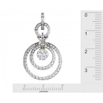 Kira Radiant Diamond Pendant